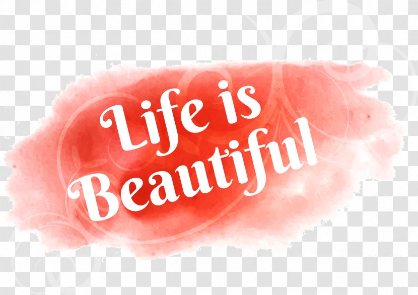 Watercolor Painting Adobe Illustrator - Computer Graphics - Beautiful Life Pink Graffiti Transparent PNG