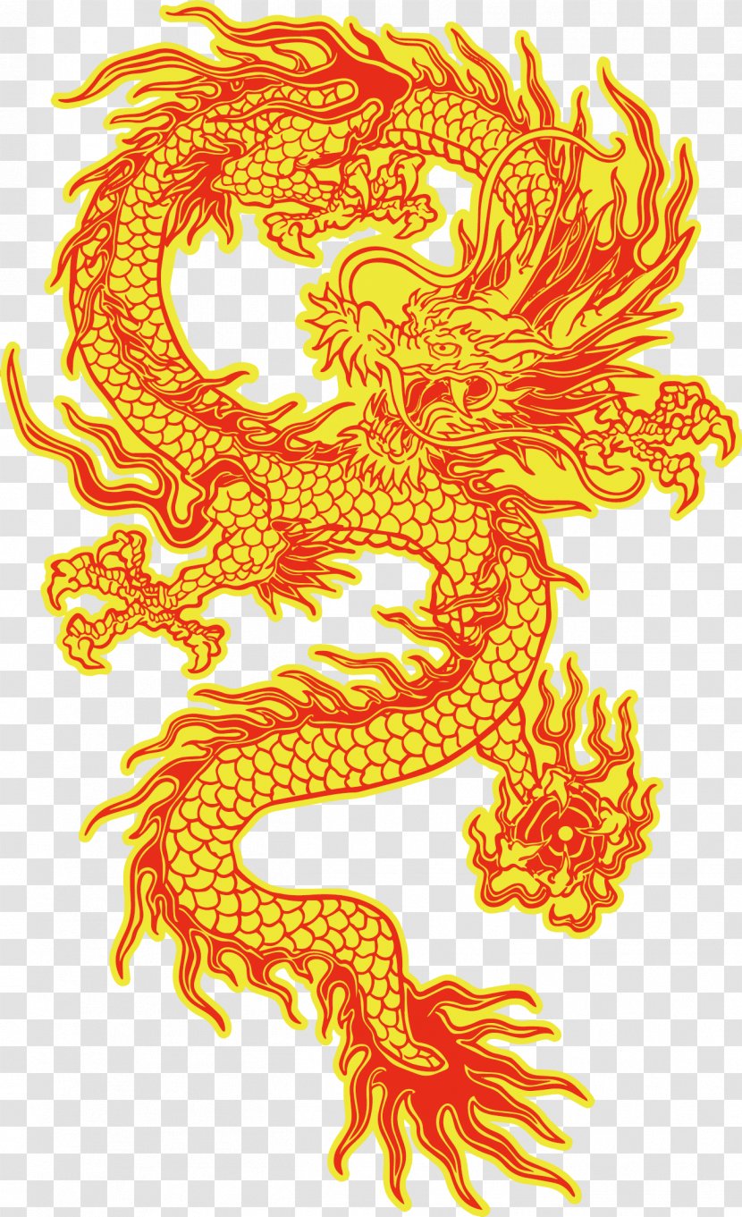 Chinese Dragon Korean Illustration - Fictional Character - Pattern Transparent PNG