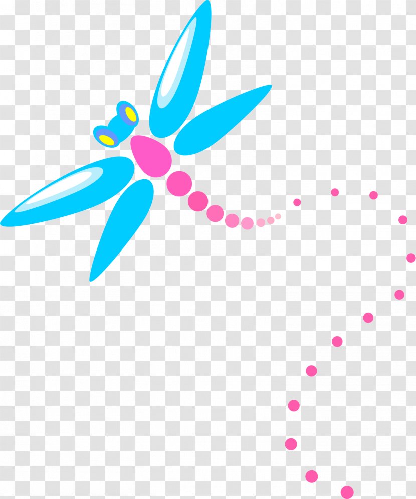 Dragonfly Blue - Coloring Book - Hand Painted Transparent PNG