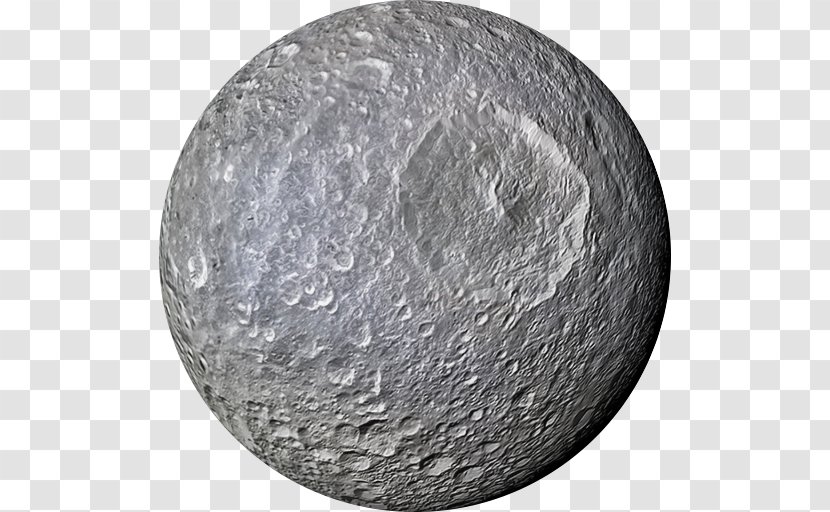 Mimas Natural Satellite Moons Of Saturn Solar System - Astronomical Object - Planet Transparent PNG
