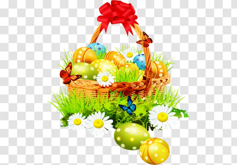 Easter Bunny Egg Basket - Wicker Transparent PNG