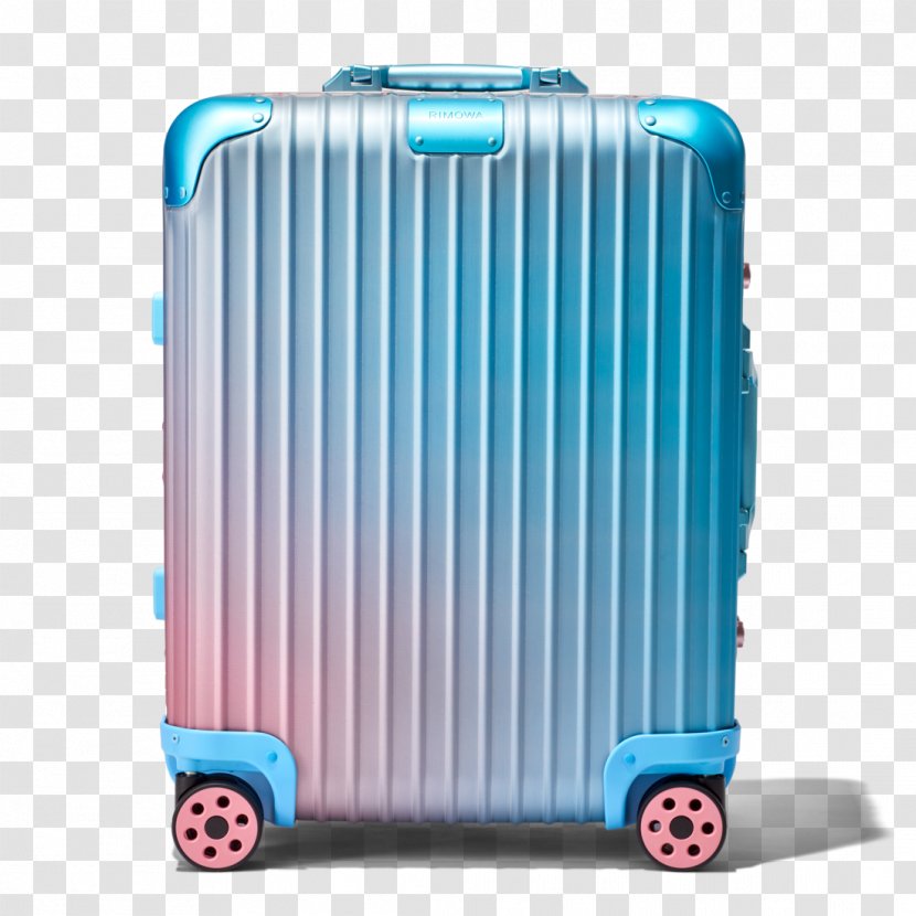 Suitcase Blue Aqua Turquoise Hand Luggage - Rolling Baggage Transparent PNG