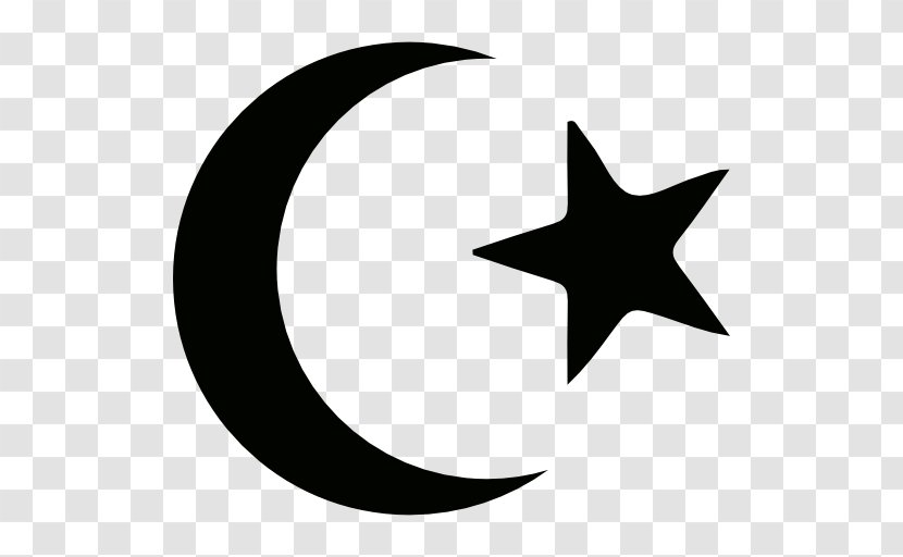 Star And Crescent Symbols Of Islam - Muslim Transparent PNG