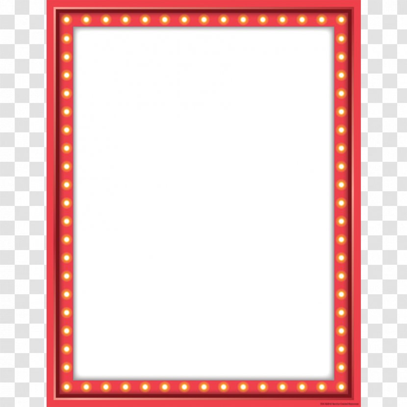 Marquee Bulletin Board Picture Frames Chart - Blue Transparent PNG