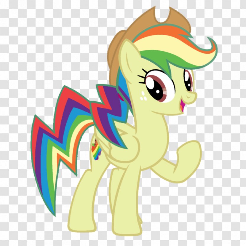 Pony Rainbow Dash Rarity Applejack Pinkie Pie - Mammal - Horse Transparent PNG