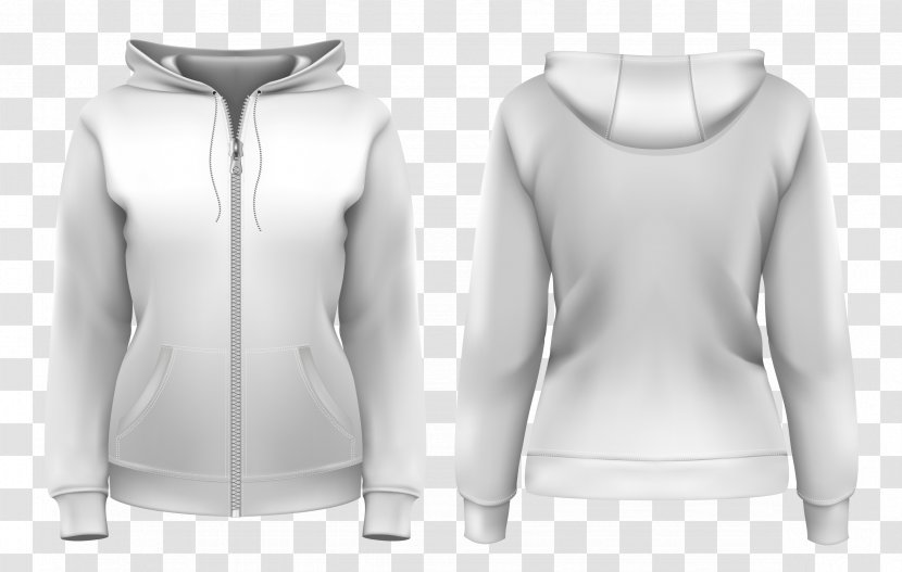 Hoodie T-shirt Stock Photography Zipper - Sweatshirt - Vector 3D Clothes Transparent PNG