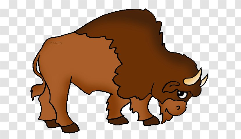 American Bison North Dakota State Football Clip Art - Wildlife - Oklahoma Cliparts Transparent PNG