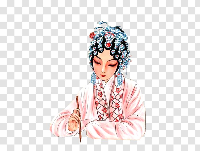 Chinese Opera Legend Of The White Snake Peking Shaoxing Zaju - Flower - Characters Transparent PNG