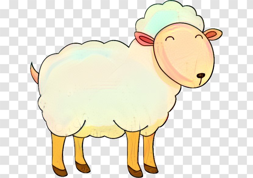 Sheep Clip Art Cattle Goat Mammal - Animal - Snout Transparent PNG