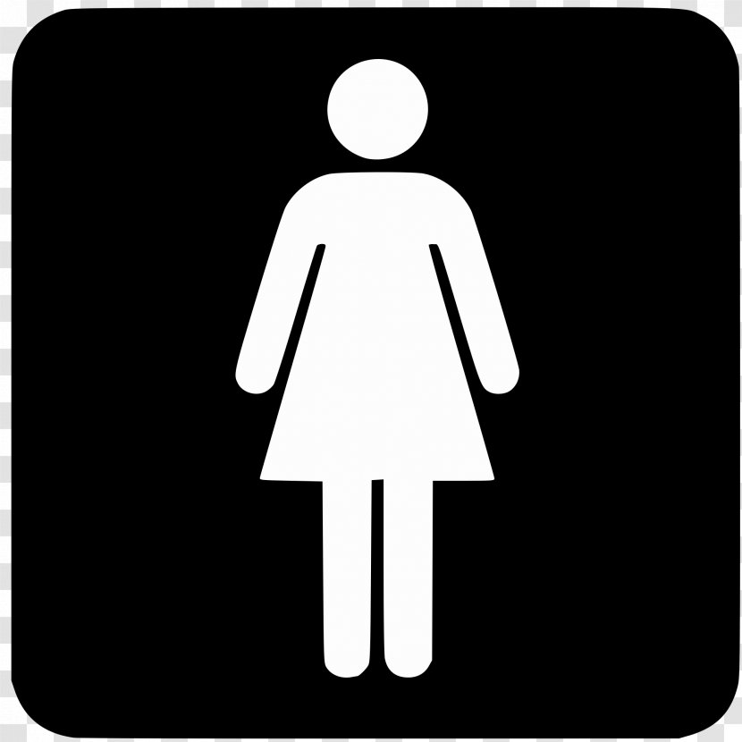 Public Toilet Bathroom Woman Clip Art - WOMAN SYMBOL Transparent PNG