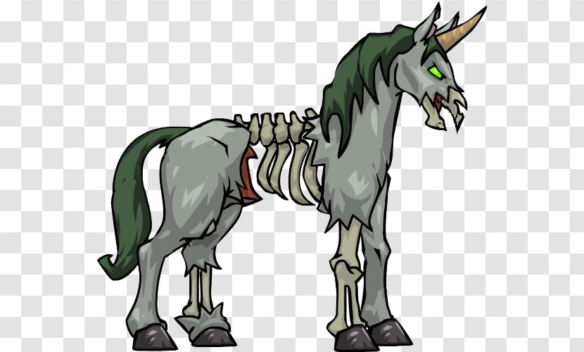 Unicorn Legendary Creature Horse - Tree - Undead Transparent PNG