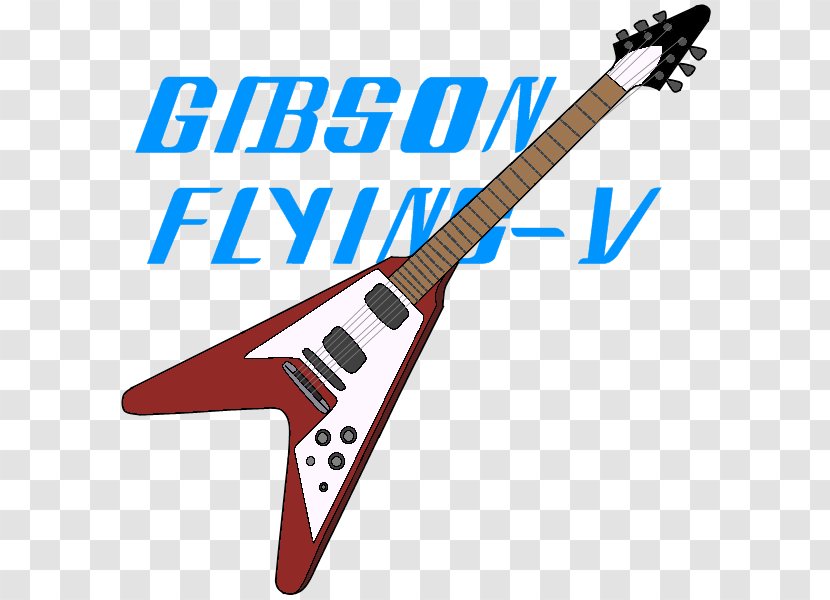 Bass Guitar Gibson Flying V Explorer Acoustic-electric - Heart Transparent PNG
