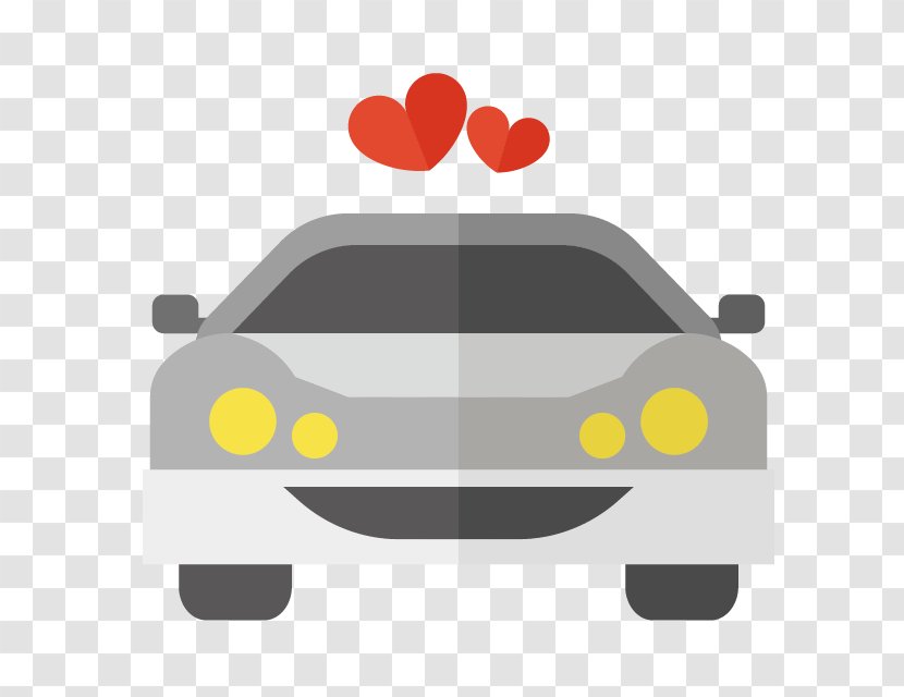 Car Marriage Wedding Romance - Automotive Design - Vector Married Transparent PNG