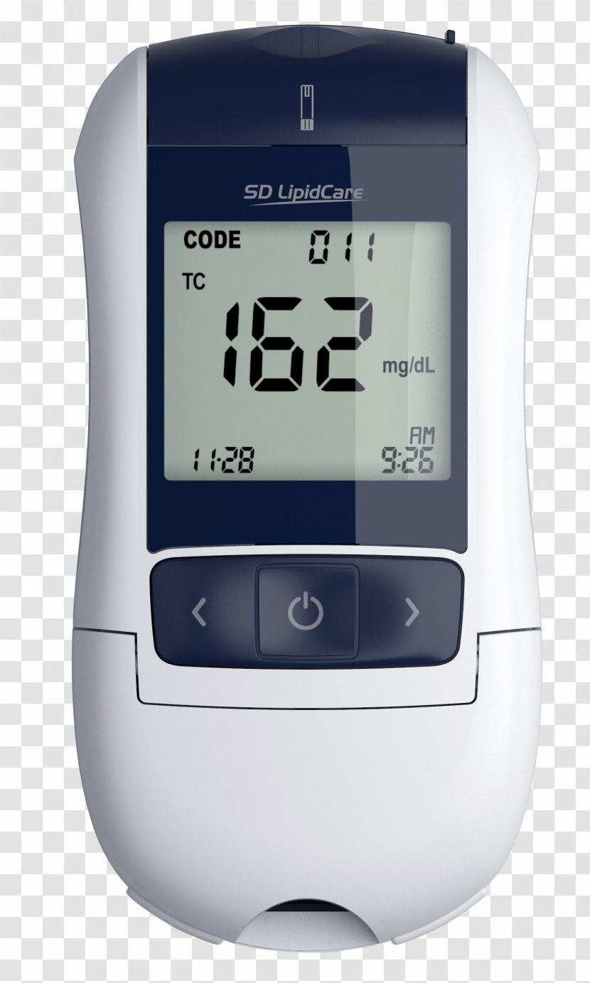Health Cholesterol Lipid Profile Blood Glucose Meters Measurement - Technology Transparent PNG