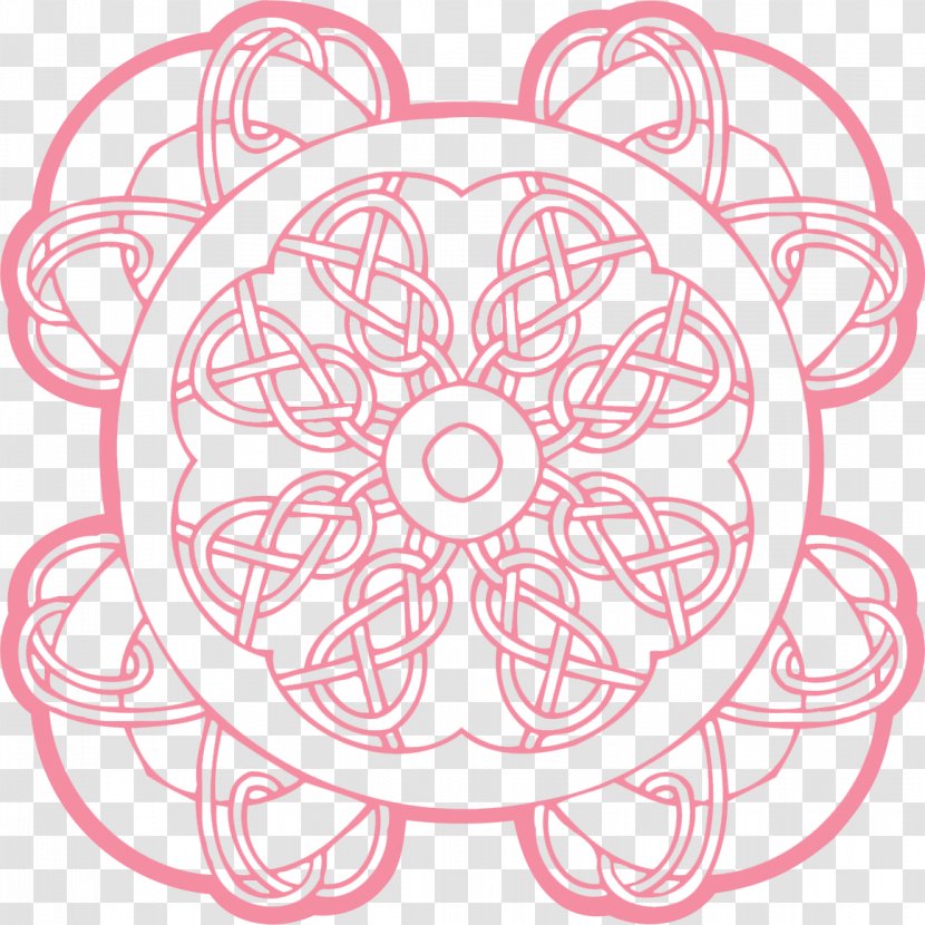Coloring Book Celts Ornament Celtic Knot Design - Drawing Transparent PNG