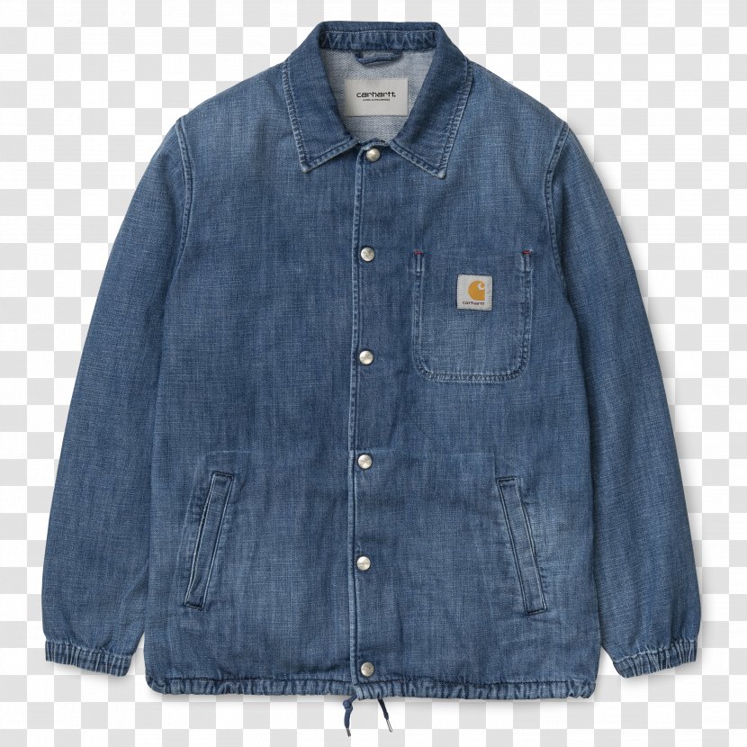 Denim Jacket Jeans Carhartt Textile - Giubbotto Transparent PNG