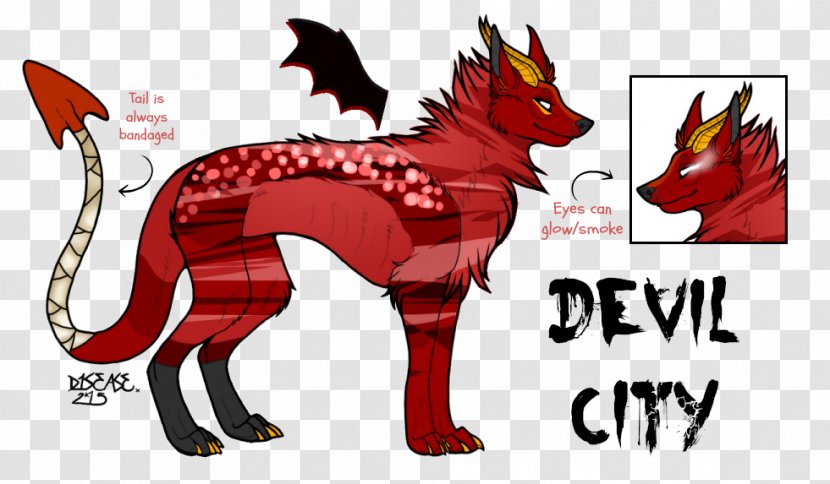 Canidae Dog Legendary Creature Animated Cartoon - Fictional Character - Devil's Town Transparent PNG