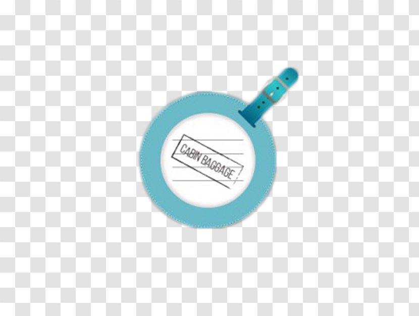 Bag Tag Baggage Icon - Turquoise - Blue Luggage Transparent PNG
