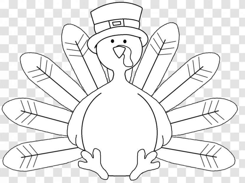 Template Clip Art - Cartoon - Thanksgiving Turkey Transparent PNG