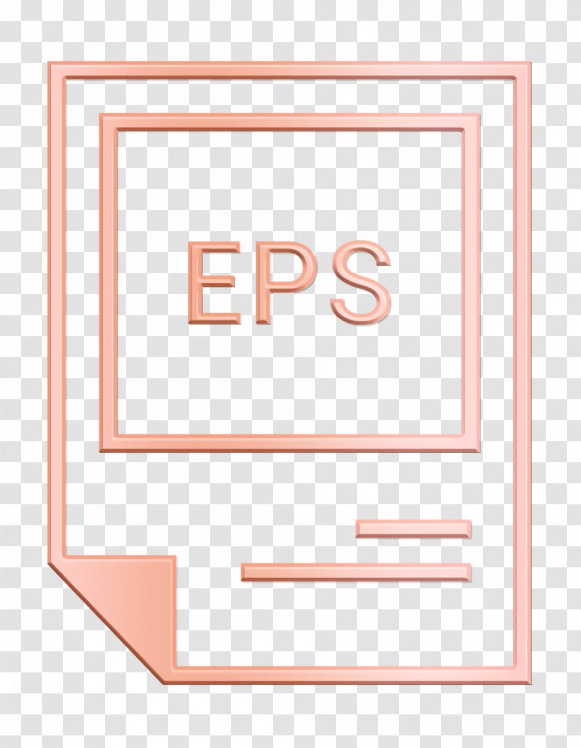 Eps Icon Extention File - Peach Text Transparent PNG