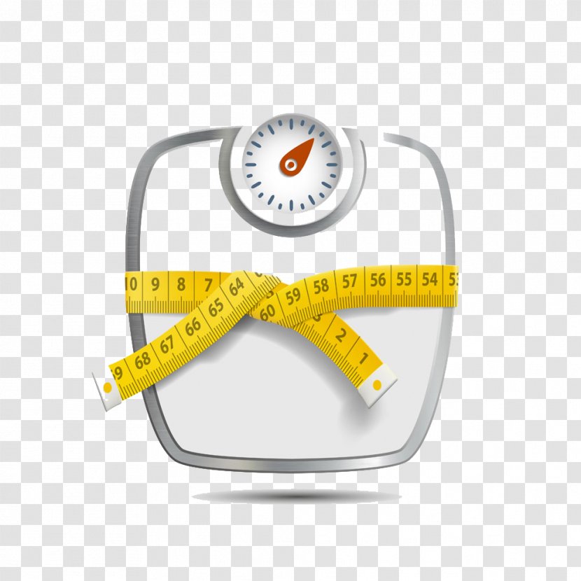Tape Measure Weighing Scale Measurement Illustration - Yellow - Department Michi On The Electronic Transparent PNG