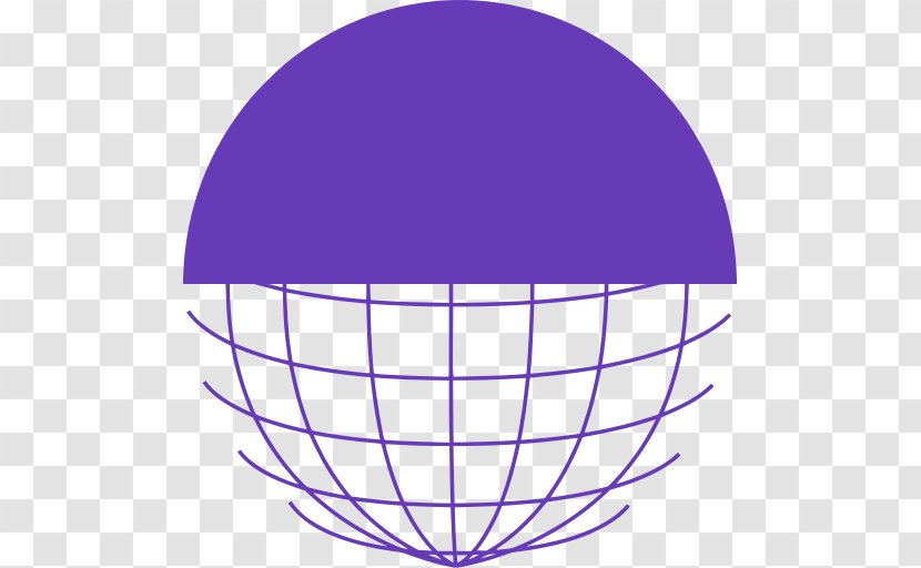 Globe Cartoon - Sphere - Magenta Transparent PNG
