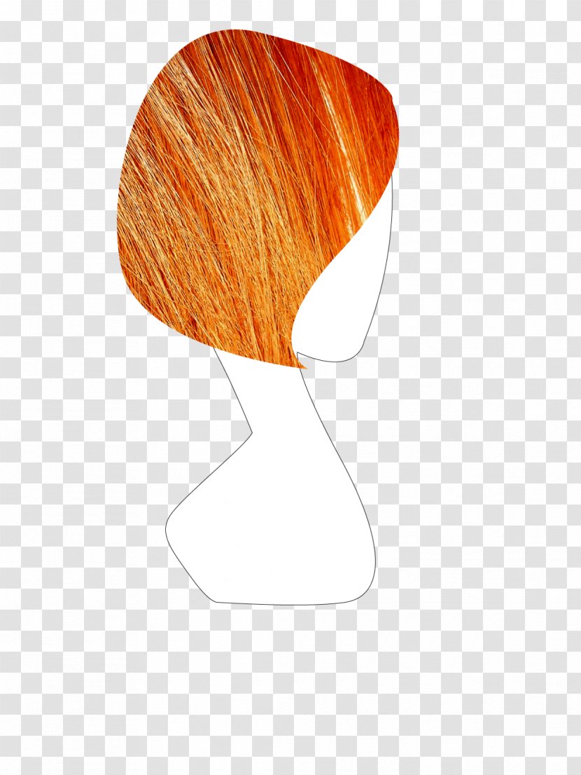 Hair - Orange - Manniquin Transparent PNG