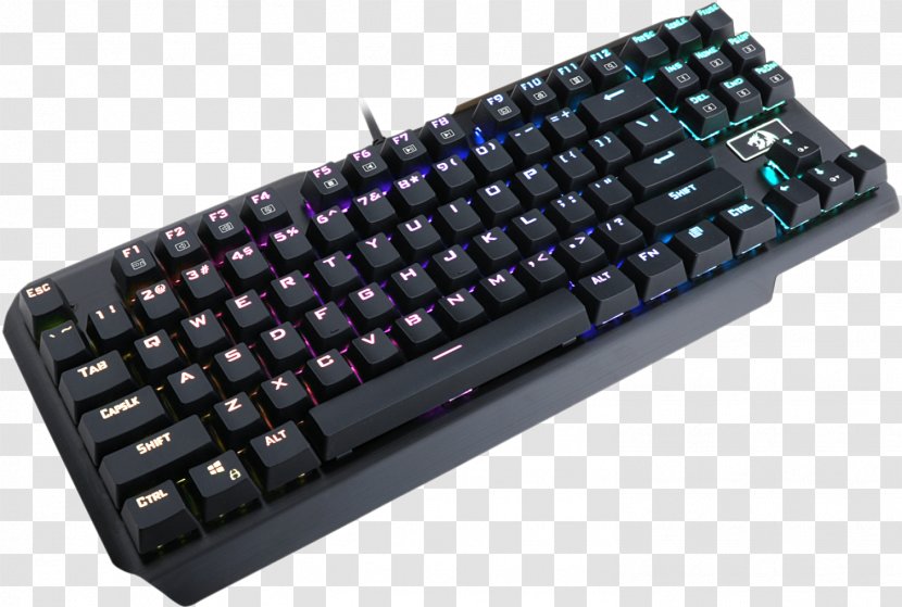Computer Keyboard Rosewill RK-9000V2 Gaming Keypad Electrical Switches Cherry - Component Transparent PNG