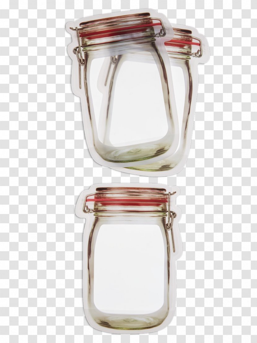 Mason Jar Glass Bag Zipper Packaging And Labeling Transparent PNG
