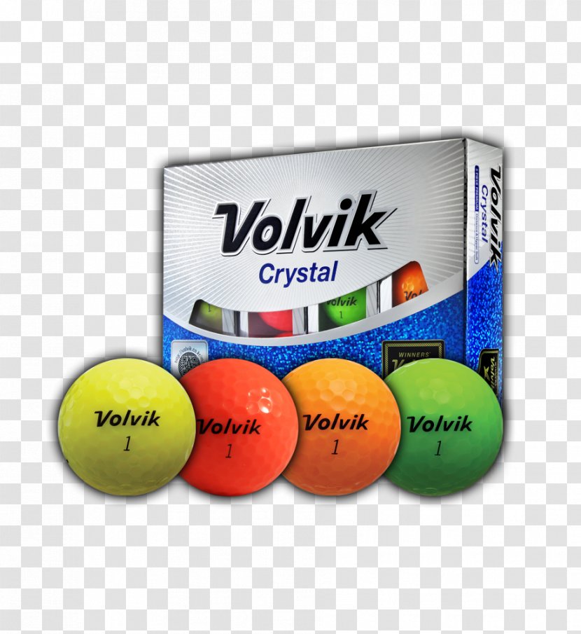 Volvik Crystal LPGA Of Korea Tour Golf Balls Transparent PNG