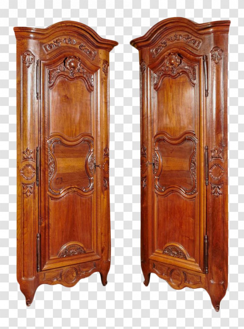 Cupboard Cabinetry 18th Century Antique Furniture - Wood Stain - Carved Exquisite Transparent PNG