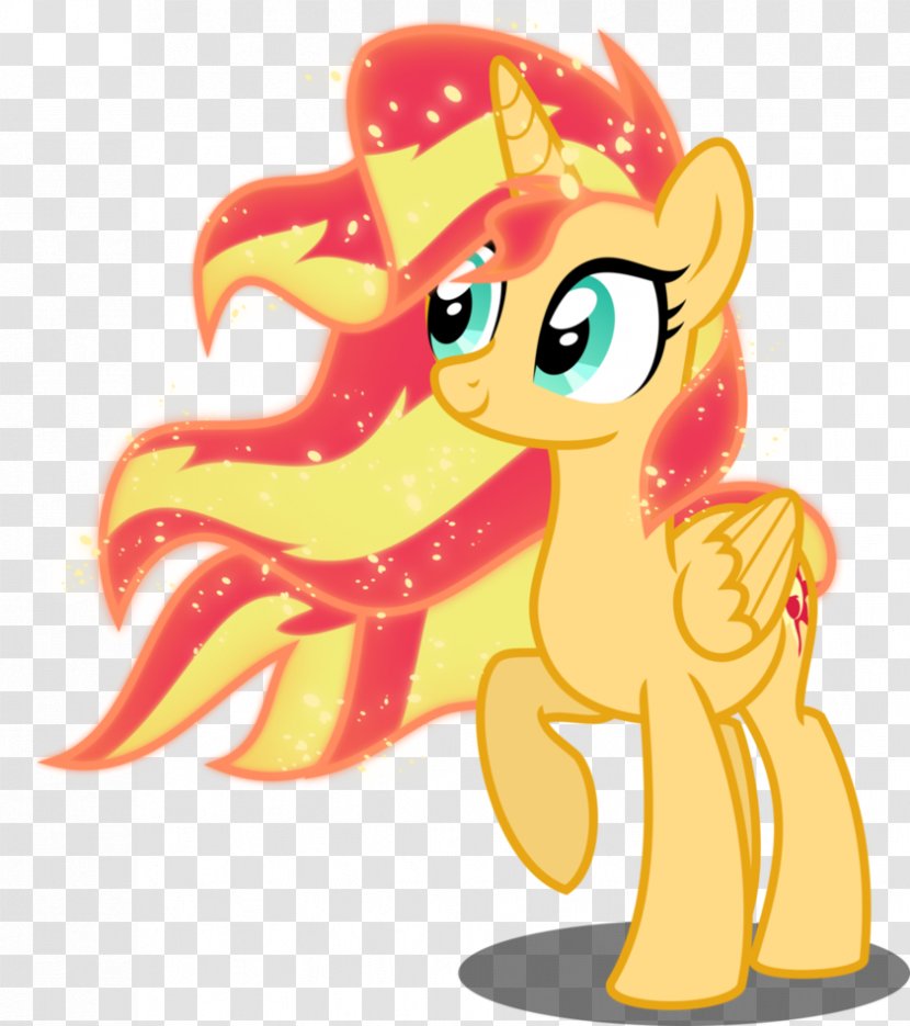 Sunset Shimmer My Little Pony: Friendship Is Magic Twilight Sparkle Princess Celestia - Silhouette - Flowing Vector Transparent PNG