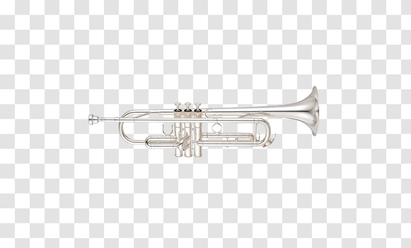 Trumpet Fingering Chart: For B Flat Trumpet, Cornet, Flugelhorn And Baritone Musical Instruments Brass Yamaha Corporation - Silhouette Transparent PNG