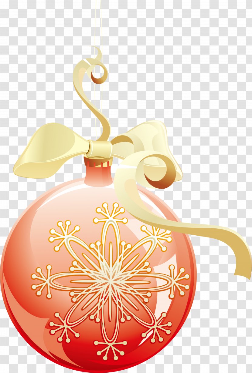 Christmas Ornament Ball Snowflake - Vector Bulb Transparent PNG