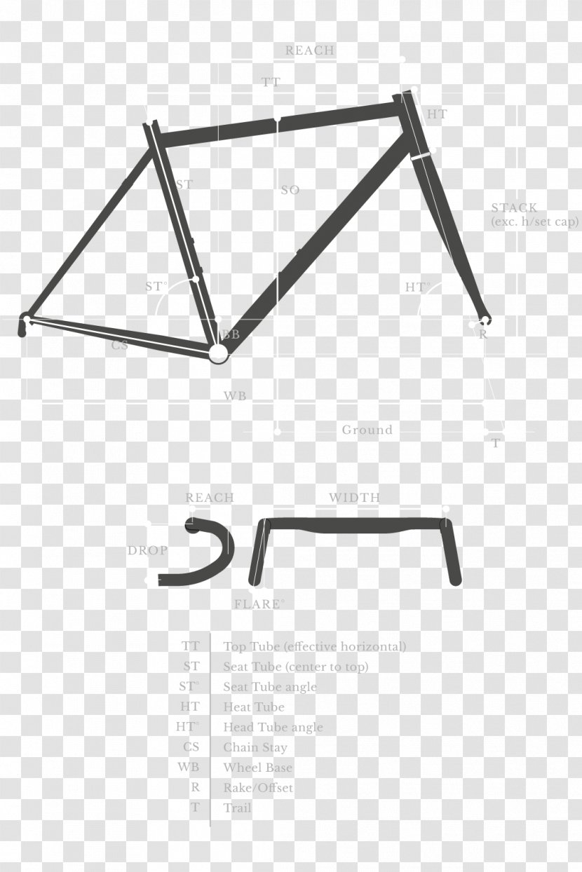 Bicycle Frames Cycling Cyclo-cross Trek Corporation - Tires - Geometry Transparent PNG