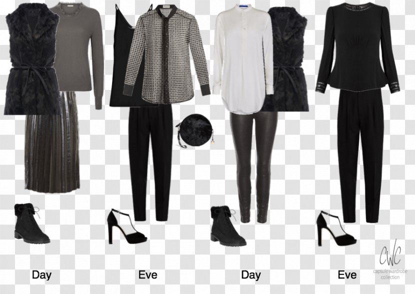 Fashion Capsule Wardrobe Clothing Cashmere Wool Skirt - Black Transparent PNG
