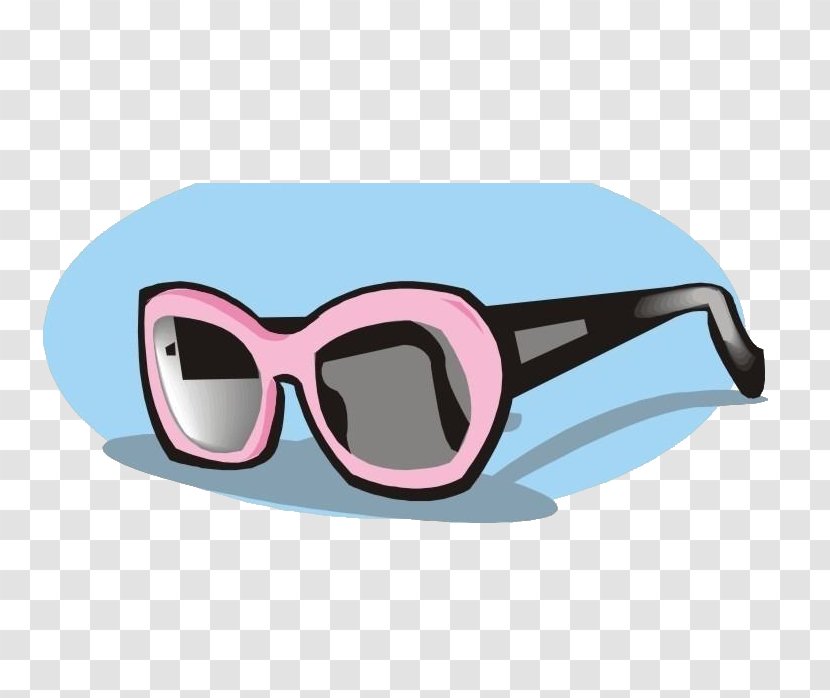 Sunglasses Cartoon Visual Acuity - Vision Care Transparent PNG