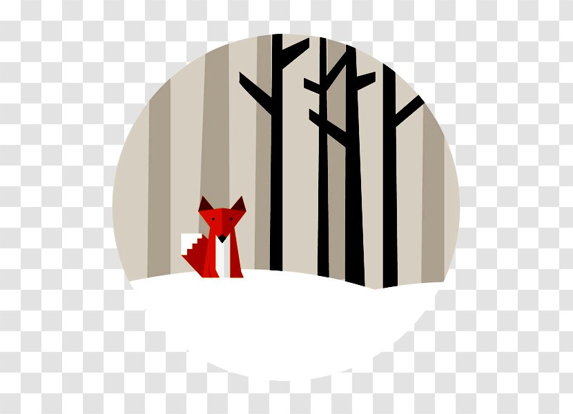 Fox Graphic Design Illustration - Woods Transparent PNG