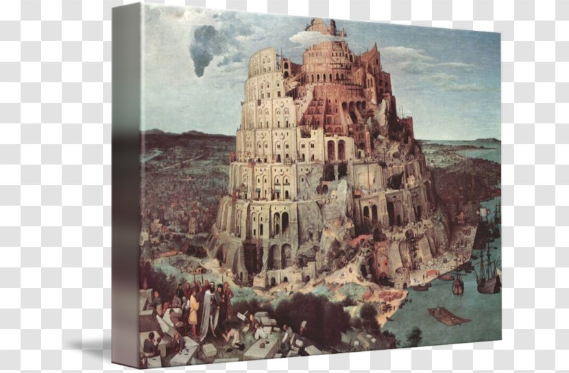The Tower Of Babel By Pieter Brueghel Kunsthistorisches Museum Painting - Archaeological Site Transparent PNG