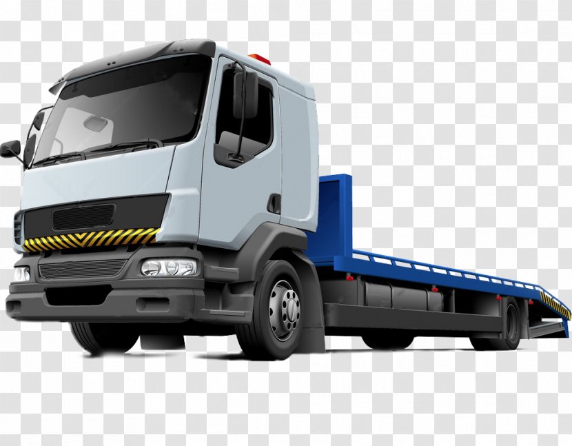 Car Van Tow Truck Towing - Freight Transport Transparent PNG