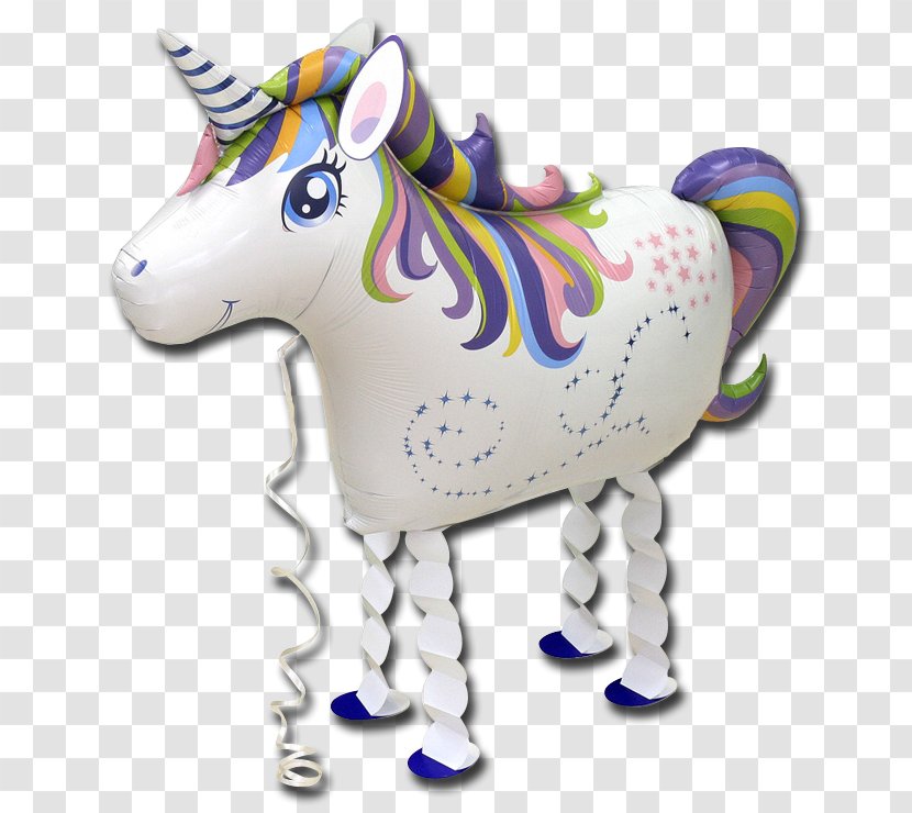 Gas Balloon Unicorn Party Birthday - Antiquity Poster Material Transparent PNG