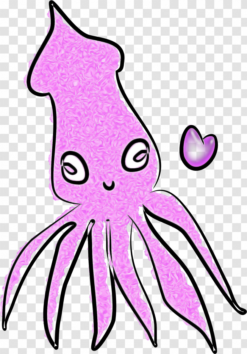 Pink Purple Violet Octopus Giant Pacific Octopus Transparent PNG