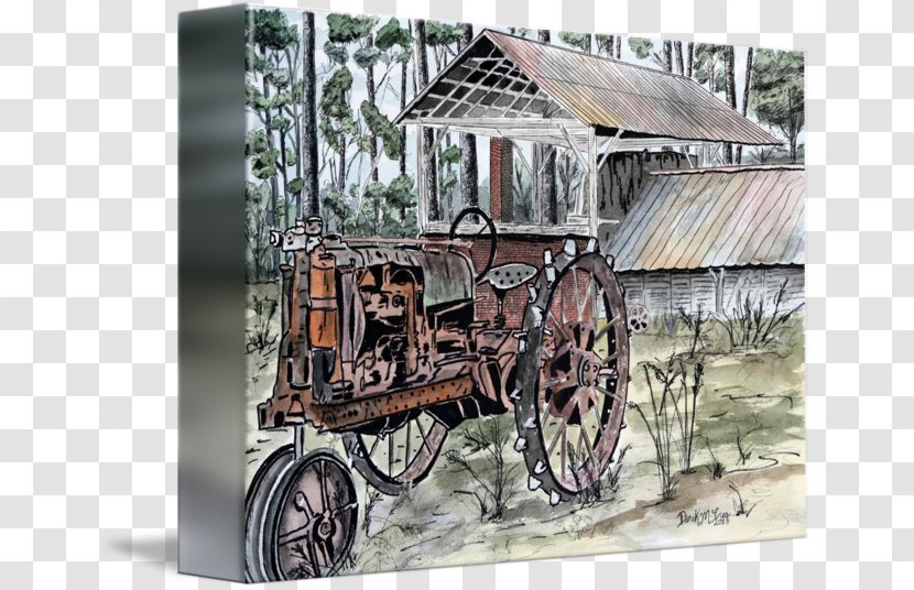 Tractor Cart Farm Barn Log Cabin Transparent PNG