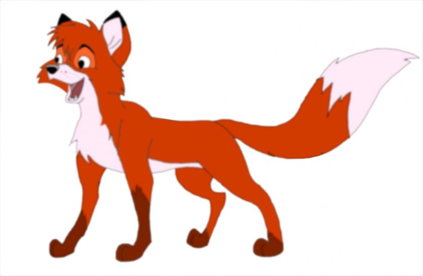 Red Fox Diego De La Vega Tod Vixey Clip Art - And The Hound - Cartoon Foxes Pictures Transparent PNG