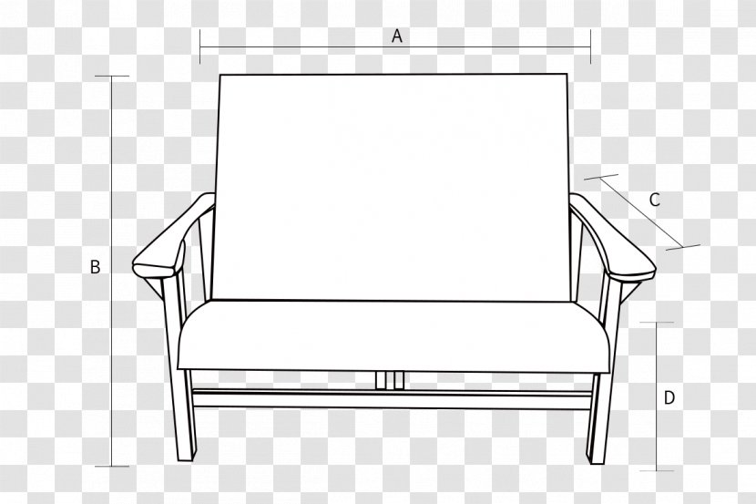 Table Chair Line Art Transparent PNG