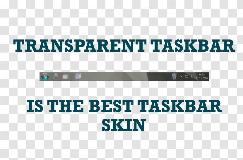 Taskbar Windows 7 XP - Brand Transparent PNG