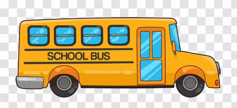 School Bus - Cartoon - Toy Vehicle Transparent PNG