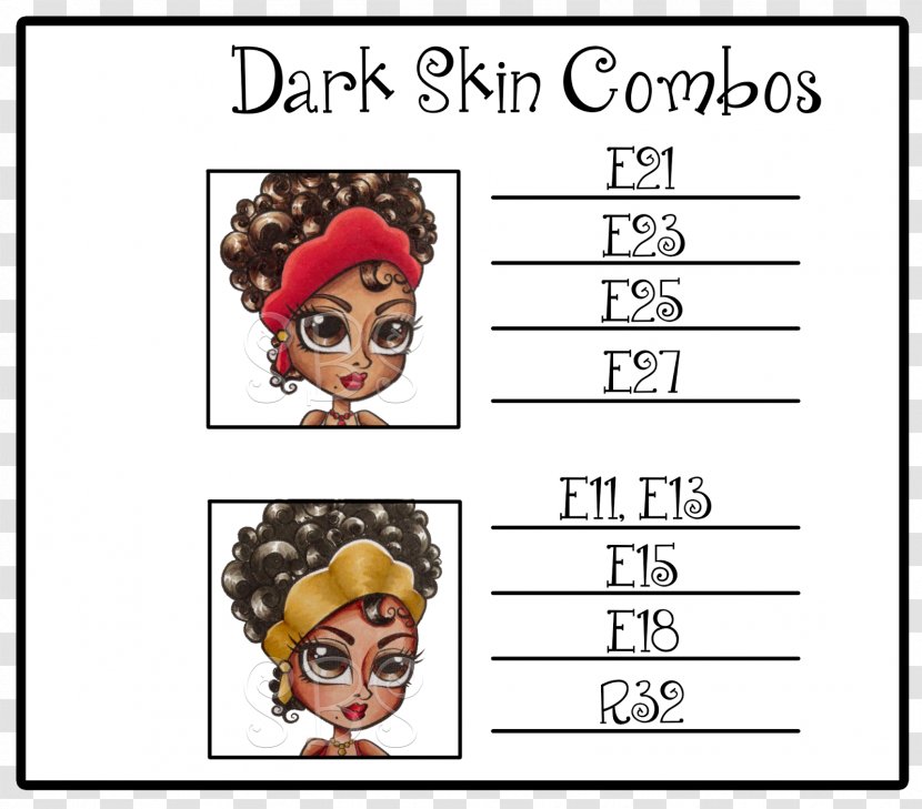 Copic Human Skin Color Marker Pen Dark - Flower - Card Transparent PNG