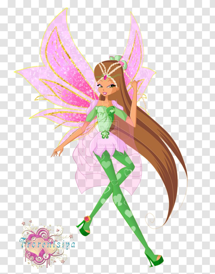 Flora Bloom Aisha Fairy Winx Club - Sirenix - Season 6Fresh Transparent PNG