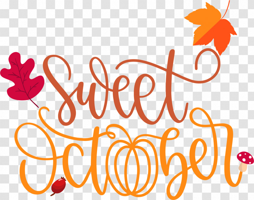 Sweet October October Autumn Transparent PNG